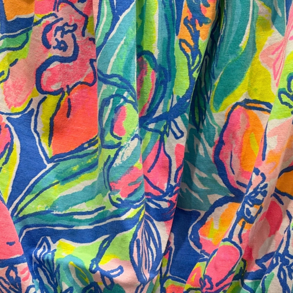 Lilly Pulitzer Colorful Floral Strapless Dress XXS - Picture 2 of 3